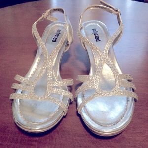 Formal Silver Sandals